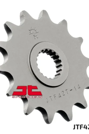 JT SPROCKETS - FRONT STEEL 14T, 520 - Sprockets - Geschikt voor diverse Suzuki modellen Koop Vandaag
